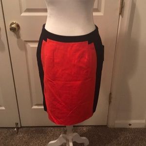 Color blocking skirt